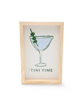 Martini Wood Decor Frame